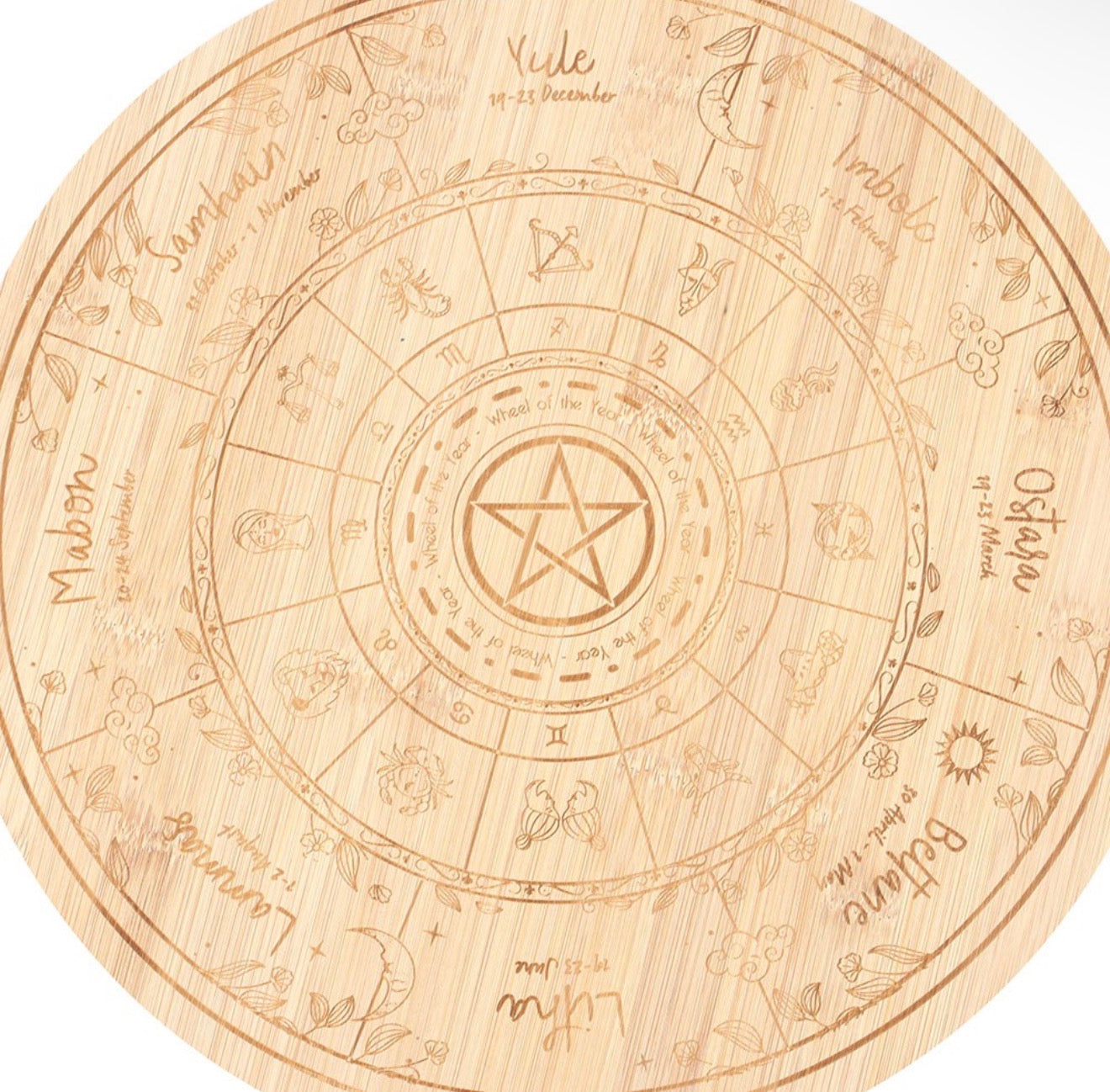 WHEEL OF THE YEAR SERVING BOARD