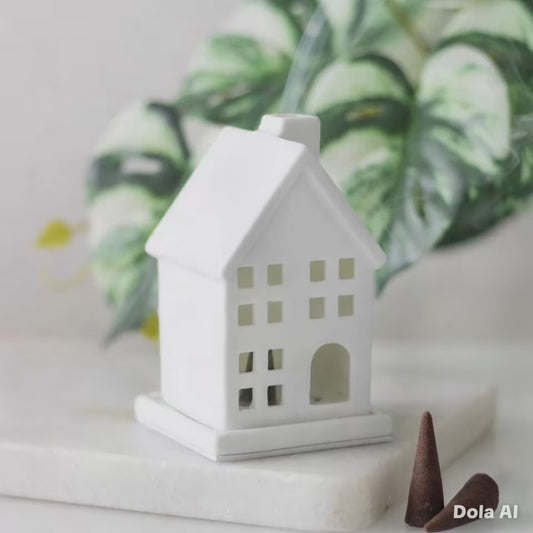 WHITE HOUSE INCENSE CONE HOLDER