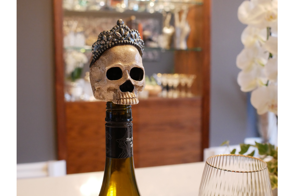 Skull Wine/Champagne Bottle Stopper