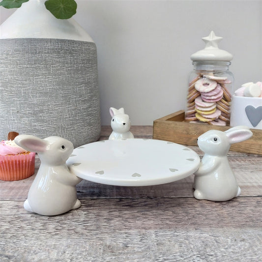 Utterly Adorable Rabbit Bunny Cake/Display Stand