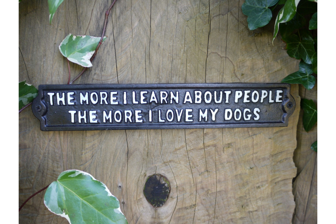 Cast Of Iron Sign (Love my Dogs)